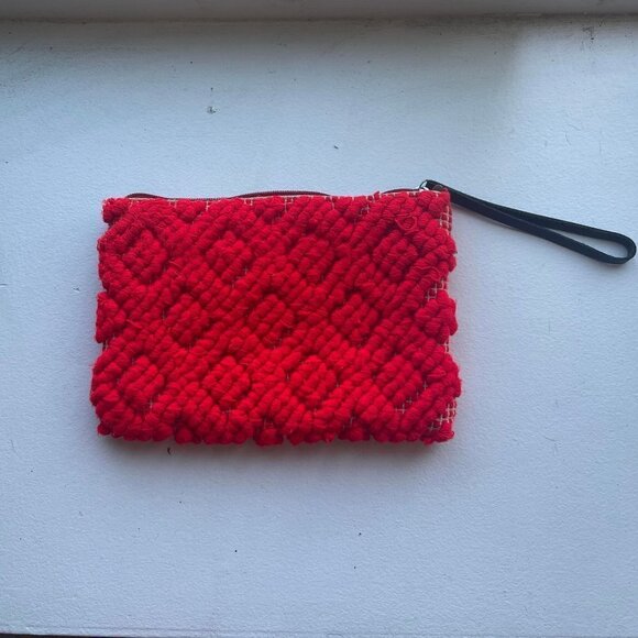 Forever 21 Red Clutch Wristlet - Picture 4 of 9